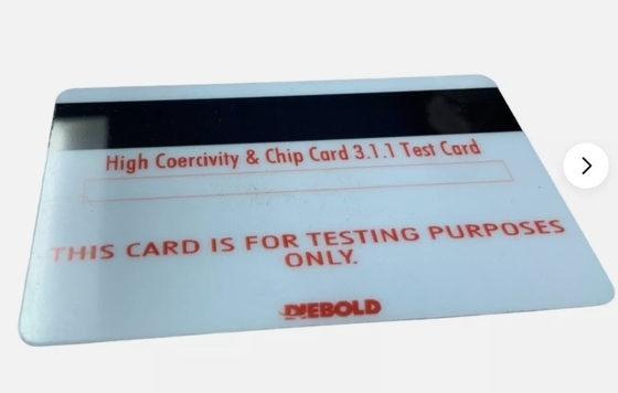 Diebold Nixdorf Hi-Co Test Card ASTP 49201476000B ¢ Kartu Strip Magnetik OEM