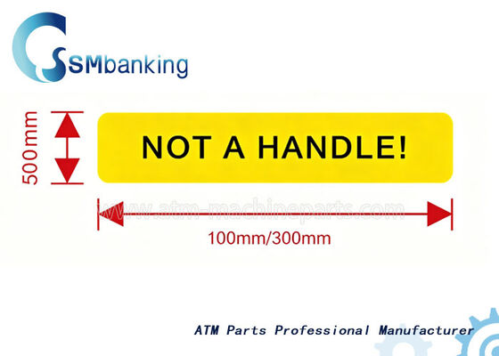 GRG8240 stiker kuning untuk 8240 Dispenser, ukuran 100mm × 20mm