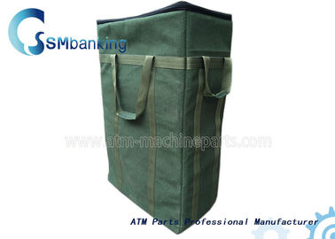 Green ATM Suku Cadang Kaset Bag Dengan Lima Kaset, Komponen Mesin Teller Otomatis