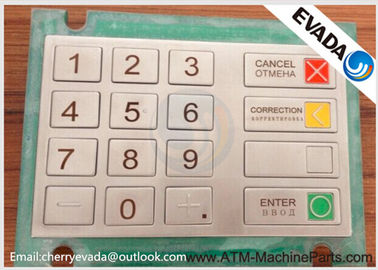 Green / White ATM PARTS Wincor EPPV5 keyboard Versi Bahasa Inggris &amp;amp; Rusia
