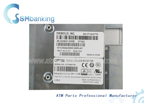 Bagian ATM DB Diebold LCD Layar Konsumen 15 Inch 49-223841-000B 49223841000B