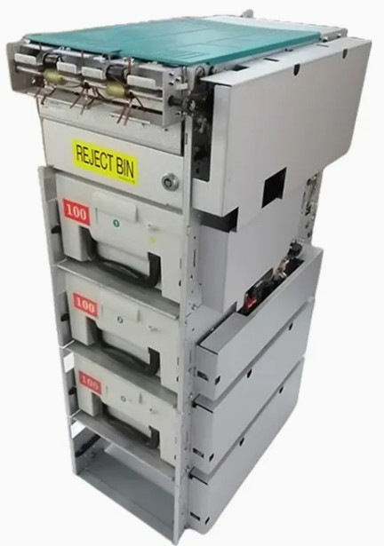 Mesin ATM suku cadang Hyosung Cdum-Fcti Dispenser 4 1 Modul ATM Saluran Kaset Pengiriman Setelah pembayaran selesai